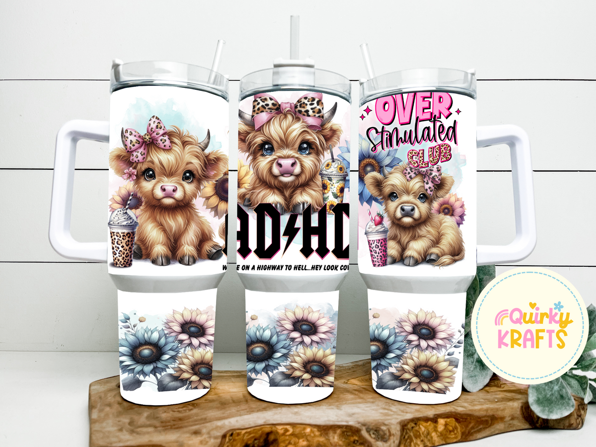 ADHD Cows, were on the highway to........ Oh look cows