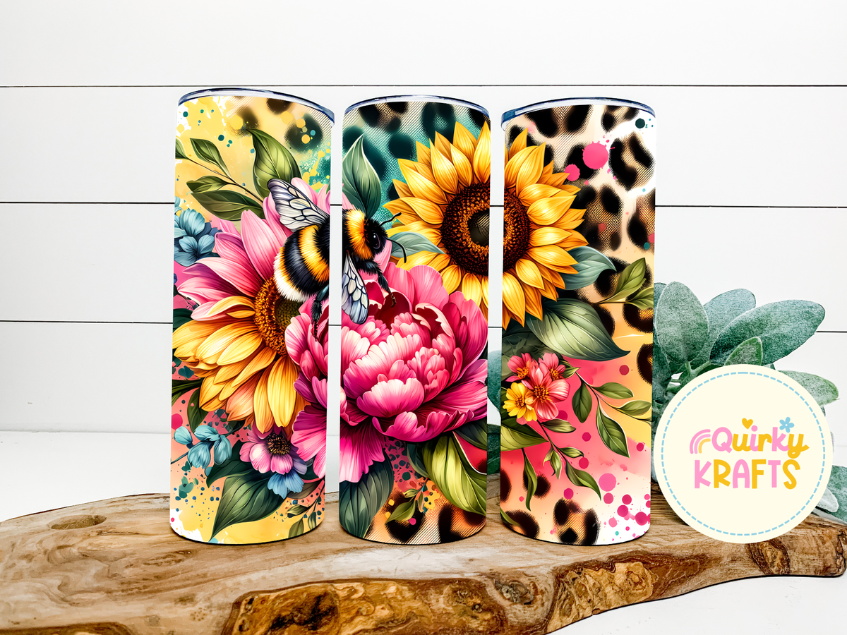 Bees and flowers