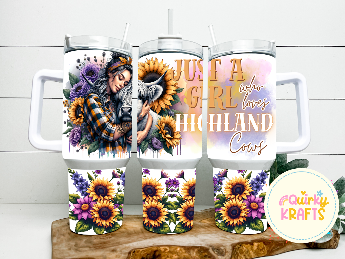 Just a girl who loves highland cows