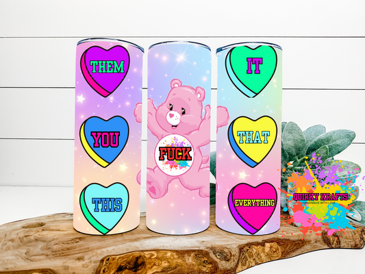 F everything pink bear