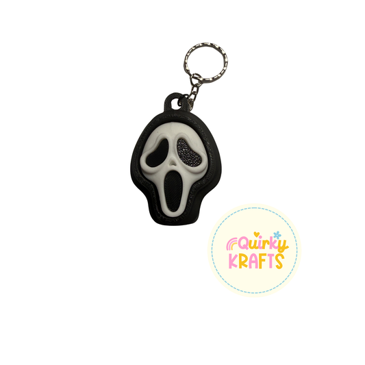Horror Face Keychain Clicker