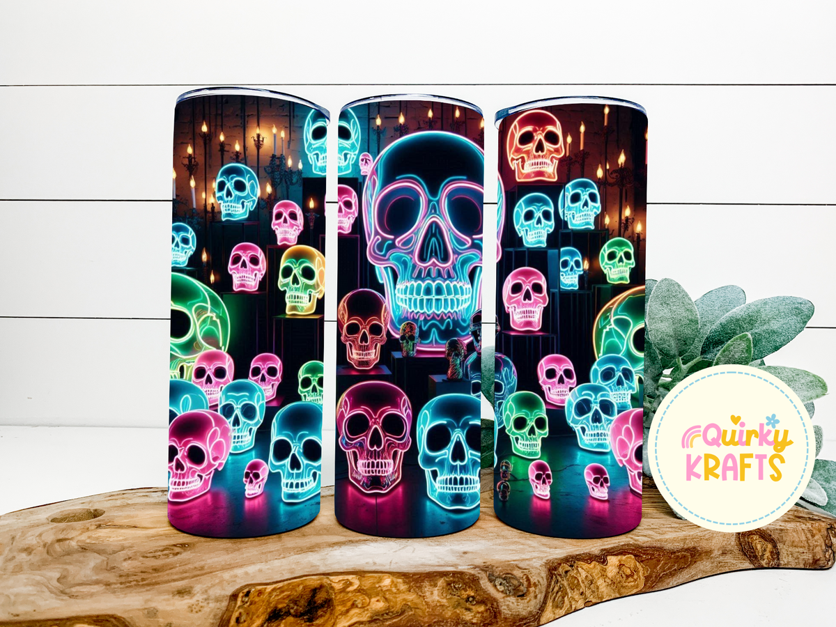 Neon Skulls